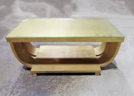 Coffee tables for any budget. Art Deco Style Gold Coffee Table Stefek S Auctions And Estate Sales