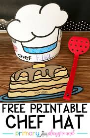 Free Printable Chef Hat Primary Playground Community Helpers Preschool Community Helpers Preschool Crafts Kindergarten Fun