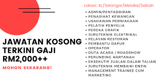 Mention @kerjakosong123 untuk tolong jawatan kosong di kementerian perusahaan perladangan dan komoditi 1.pegawai tadbir 2.penolong pegawai tadbir 3.penolong pegawai teknologi maklumat 4.pereka grafik tarikh tutup. 17 September Senarai Jawatan Kosong Kelayakan Spm Fresh Graduate Gaji Rm2 000 Ke Atas Semak Borang Sini