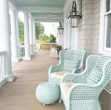 Wicker Furniture Is Trendy Again 20 Inspirational Examples That Will Delight You In 2020 Painted Outdoor Furniture Coastal Interiors 2017 Interiors