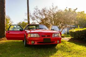 Image result for Bright Red 1993 Mustang