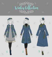 With the fall anime wrapping up this season, we know that it must mean it's time for winter! Winter Outfit Anime Outfits Drawings Winter