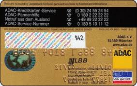 Bank Card Adac Mobil Landesbank Berlin Germany Federal Republic Col De Mc 0082