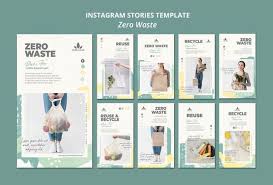 Download Zero Waste Instagram Stories Template For Free In 2020 Instagram Story Template Story Template Instagram Story