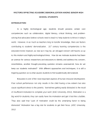 Choose the letter of the best answer write the chosen letter on a sperate sheet of paper a. Pdf Factors Affecting Academic Demoralization Among Senior High School Students