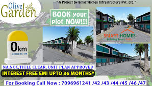 Olive Garden Residentialplots Project Just 0 Km From Dholera Sir Smart City Olive Gardens Unit Plan