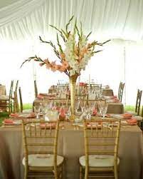 Gold Trumpet Vases Table Centerpiece Bravobride Cheap Wedding Table Centerpieces Gladiolus Wedding Wedding Centerpieces
