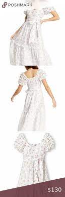 Love Shack Fancy X Target Clementine Dress 10 Womens Clementine Eyelet Dress - Loveshackfancy For Target Puff Sl Dresses Fancy Dresses Aesthetic Nice Dresses