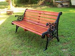 Patio Bench Restorationyard Benchwrought By Ozarkmountainwood 195 00 Garden Bench Diy Cast Iron Garden Bench Garden In The Woods