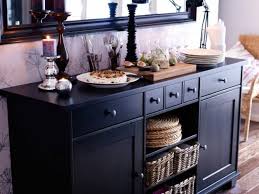 Ajoutez à la liste de souhaits notre produit hemnes commode 8 tiroirs, teinté blanc, 160x96 cm. Rich Dark Wood And Traditional Styling Make Stornas Buffet Cabinet The Perfect Setting For Wine And Idee Deco Ikea Cuisine Salle A Manger Buffet Salle A Manger