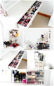 Makeup And Beauty Storage Ikea Malm Dressing Table Muji Acrylic Drawers Makeup Storage Ideas Makeup And Beauty Storage Inspiration Ikea Malm Dressing Table