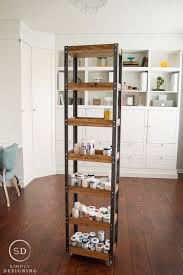 Industrial Rolling Paint Storage Craft Room Part 8 Paint Storage Diy Furniture Projects Diy Furniture