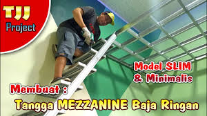 Desain rumah diatas terpilih sebagai pilihan editor pada artikel ini. Membuat Tangga Lantai Tingkat Baja Ringan Model Slim Dan Minimalis Project Mezzanine Youtube