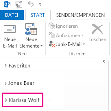 Zu den älteren versionen gehören outlook 2013 , outlook 2010 und outlook 2007. Zugreifen Auf Das Postfach Einer Anderen Person Outlook