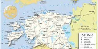 Jde o relativně rovinatou zemi s nejvyšším bodem o výšce 320 metrů nad mořem. Estonsko Mapy Mapy Estonsko Severna Europa Europa
