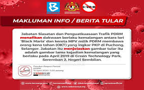 We did not find results for: Bernama Covid 19 Senarai Berita Palsu Tular Setakat 3 Petang 18 April Kkmm