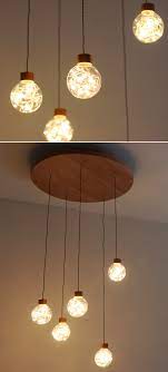 Diy Fairy Light Bulb Chandelier Light Bulb Chandelier Led Fairy Lights Fairy Lights
