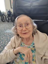 Tremendous and therapeutic Thursday for our residents. Meet Cinnamon one of  our newest therapy dogs to visit. Isn't she as precious as our residents? I  think so❣️