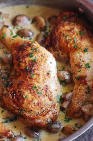 Get new free recipes and exclusive content delivered right to your inbox Easy Chicken Legs With Creamy Mushroom Sauce Julia S Album