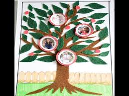 How To Make Family Tree My Family Tree With Photo Project By Cyrus Kiddie Toys
