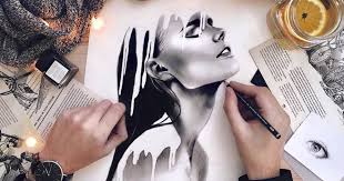 We fist begin by painting the main dark areas of the ear with a dark brown pencil. I Draw Realistic Portraits With Coloured Pencils Bored Panda