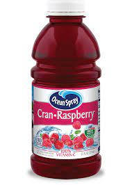 Cran Raspberry Cranberry Raspberry Juice Drink Ocean Spray