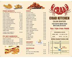 Great news!!!you're in the right place for crab kitchen. Crab Kitchen Cajun Seafood Restaurant 7520 N Wayne Rd Westland Mi 48185 Usa