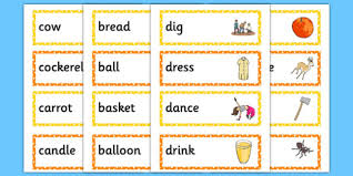 The spanish alphabet has an additional. Alphabet Word Cards Teacher Made