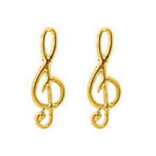 Dst la medida de la longitud de la sombra, depende de la altura del obstáculo y de la elevación del sol. Boucles D Oreilles Cle De Sol Or Jaune 750