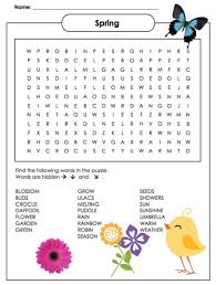 Here are our top puzzles for preschoolers. Spring Word Search Puzzle Printable Jinxy Kids