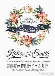 Free Download Watercolor Floral Wedding Invitation Card Vector Free Vector Flower Wedding Invitation Floral Wedding Invitation Card Watercolor Flower Wedding
