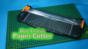 Construction paper is not always the best paper option for use with cutters. How To Use Paper Cutter Youtube