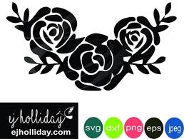 Download Clip Art Art Collectibles Digital Download Cutting File Jpg Flowers Svg Silhouette Svg Svg Clipart Bloom Where You Are Planted Floral Png Cricut