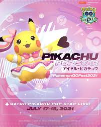 The music during the occasion will be up to the players' choice. Pokemon Go Fest Pikachu Pop Star Feiert Seinen Auftritt