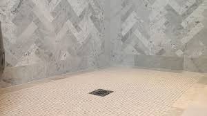 Clean your tumbled marble tiles. Tumbled Marble Tile Bathroom Design Ideas