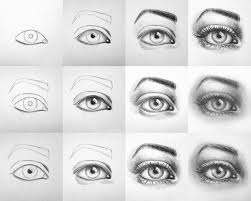 خطوات لتعلم الرسم human eye drawing eye drawing realistic drawings
