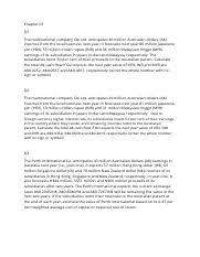 Current exchange rate japanese yen (jpy) to malaysian ringgit (myr) including currency converter, buying & selling rate and historical conversion chart. Mid Term Practice Q A Docx Chapter 01 Q1 The Multinational Company Ozi Ltd Anticipates 46 Million Australian Dollars A Incomes From The Local Course Hero