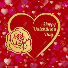 Silhouette of couple with decorative hearts. Happy Valentines Day Greeting Card Or Banner A Heart And A Beautiful Royalty Free Cliparts Vectors And Stock Illustration Image 92888212