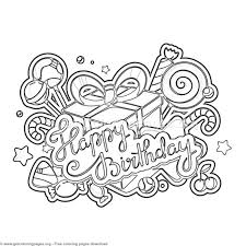 3 Happy Birthday Coloring Pages Free Instant Downloads Coloring Coloringbook Color Happy Birthday Coloring Pages Birthday Coloring Pages Cute Coloring Pages