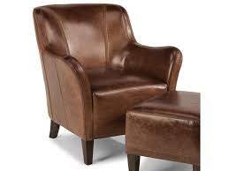 Flexsteel Latitudes Wheatley 1779 10 Contemporary Leather Chair With Tapered Legs Coconis Furni Contemporary Leather Chair Leather Chair Mattress Furniture