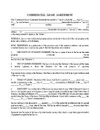 How do you apply for a lease? Commercial Lease Agreement Template Approveme Free Contract Templates