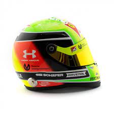 I painted another skin with the helmet design of the son of the almighty michael schumacher, mick. Mick Schumacher Miniature Helmet 2020 1 2
