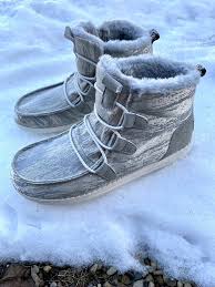 The unique cut and originality stand out from the crowd. Hey Dude Women S Lea Fur Lined Grey Shoe Boot 121811717 Painted Cowgirl Western Store