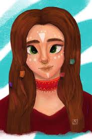 Kira🍂 guerrera de temporada🌾🌾 espero les guste #nellabydani  #illustration @procreate #procreate #art #digitalart #proccess