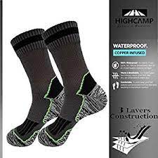 Best Waterproof Socks For Hiking Reviews Buying Guide 2019 Waterproof Socks Socks Heel Protection
