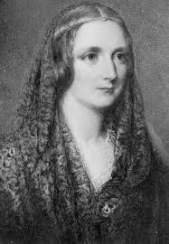 Mary Shelley, an idealised portrait created after her death