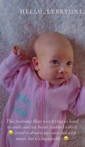 Stacey Solomon believes baby Rose is 'learning to smile' after 'unsettled'  days