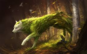 Alectorfencer S Plant Spirit By Sandara On Deviantart Beast Creature Creature Art Mythical Creatures