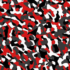 Black And Red Pattern Black Red White Grey Camouflage Camo Pattern In 2020 Camo Patterns Black And Red Red And White