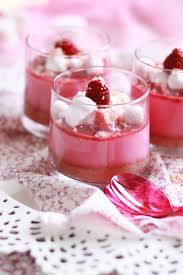Panna Cotta Aux Framboises Et A La Rose Dessert Framboise Recette Panna Cotta